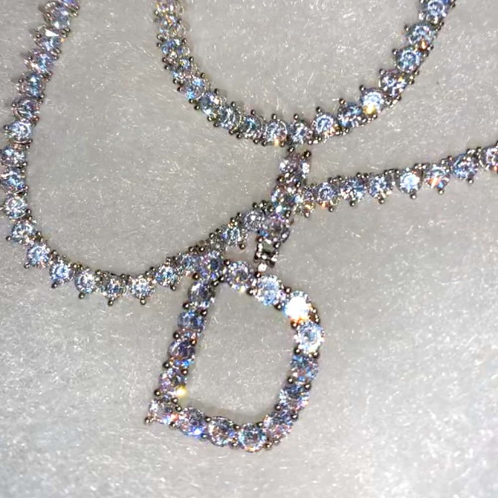 Letter D necklace